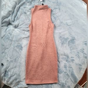 Windsor Rose Gold Glitter Mini Dress